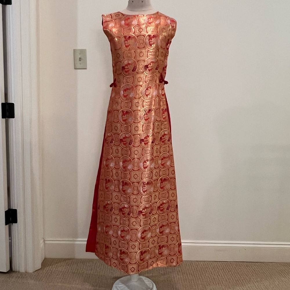 Vietnamese Ao Dai tunic/dress with side slits